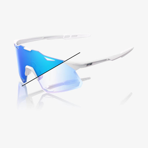 100% Hypercraft LE Bastille Blue Mirror Sunglasses Photochromic Lens