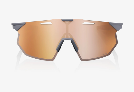 100% Hypercraft SQ Soft Tact Grey Sunglasses, HiPER Copper Mirror