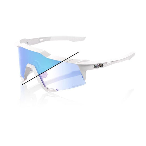 100% Speedcraft LE Bastille Blue Mirror Sunglasses Photochromic Lens