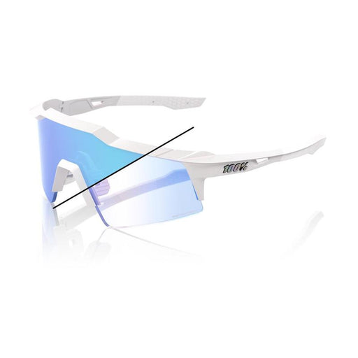 100% Speedcraft SL LE Bastille Blue Mirror Sunglasses Photochromic Lens