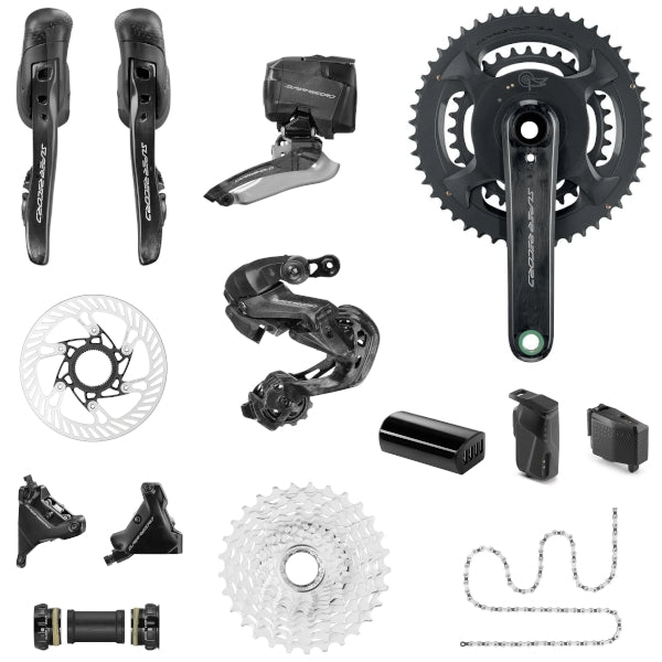 170mm / 45-29t / 10-25t Campagnolo Super Record Wireless 12 Speed Groupset with Pro Tech Powermeter