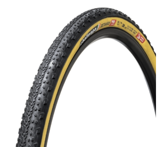 Getaway Pro  clincher tire 700 x 36 260TPI PPS2 black/tan Challenge Getaway Pro TLR Gravel Clincher Tire,