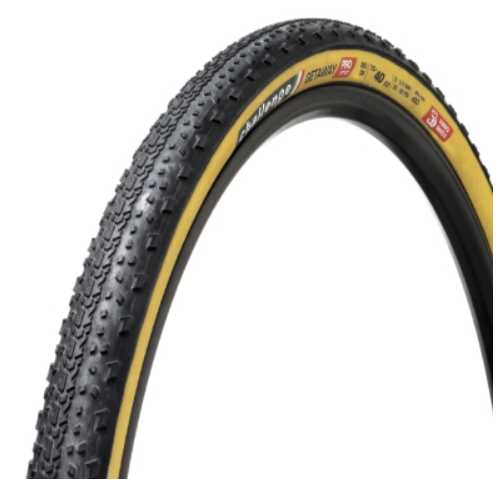 Getaway Pro  clincher tire 700 x 40 260TPI PPS2 black/tan Challenge Getaway Pro TLR Gravel Clincher Tire,