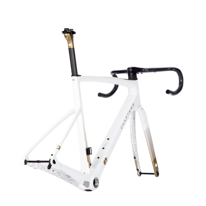 Chapter2 TOA Carbon Disc Brake Frameset White + Gold - Options