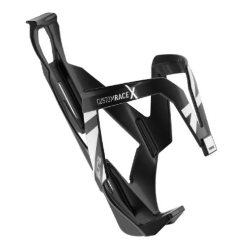 black/white Elite Custom Race X bottle cage, 74mm