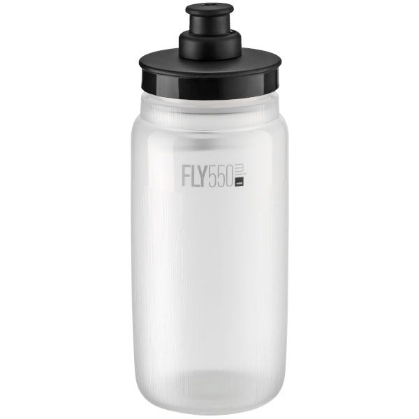 Clear & Black / 550ml (Coming soon) Elite Fly Tex Water Bottle 550, 750 & 950ml - Choice of colors