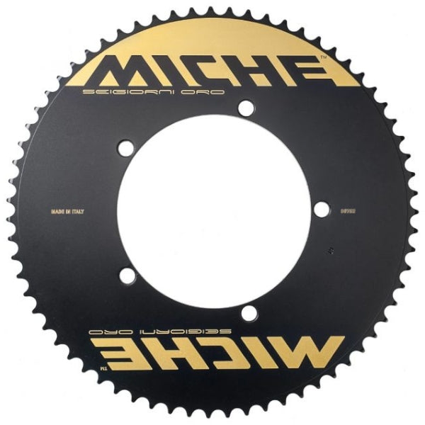 65t - Bolt Miche Seigiorni Oro Chainring, 144mm - Options