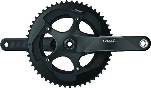 175mm 50t- 34t SRAM RED eTAP / RED 22 Carbon Crankset - 175mm 50t- 34t